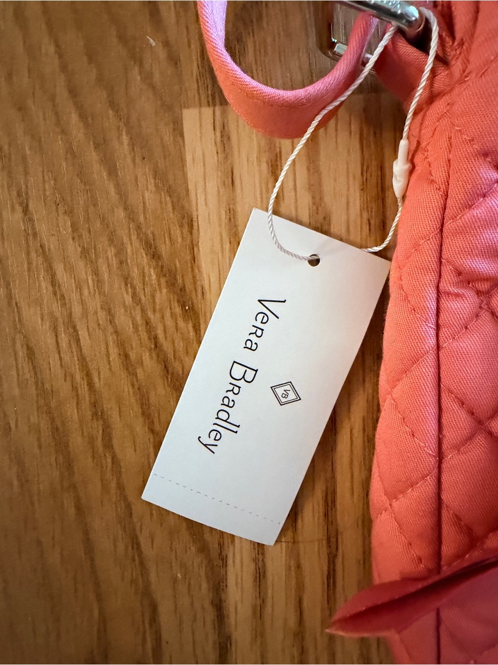 Vera Bradley Terra cotta Rose Quilted Crossbody Bag - Picture 2 of 3